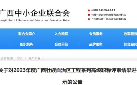 2023年广西高级经济师、高级知识产权师职称评审结果公示