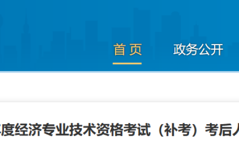 2022年湖南长沙初级经济师补考考后人工核查公告