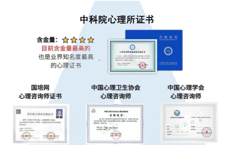 别考错了！2024年国家认可的心理咨询师证书是哪本？
