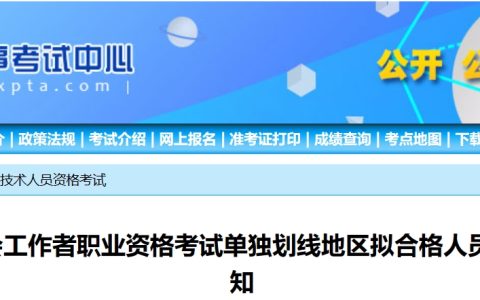 2023年宁夏社会工作者单独划线地区拟合格人员资格复审时间：11月13日至11月17日