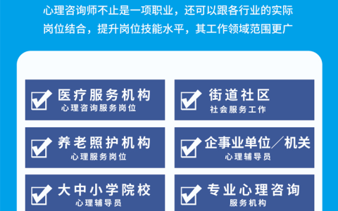 考心理咨询师可以从事哪些行业？