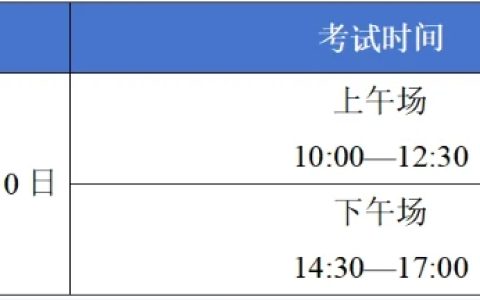 2024年11月心理咨询师考试时间安排表