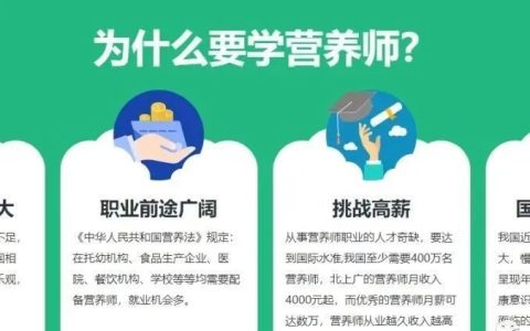考生关注：公共营养师的角色及2024年报名条件