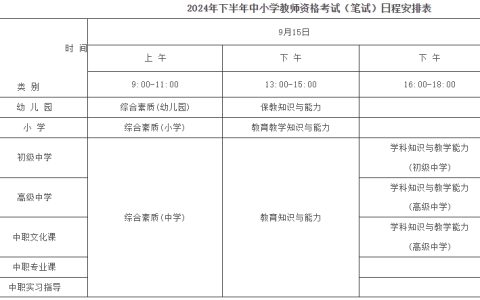 把握时间!2024下半年安徽教师资格证笔试考试准考证打印入口9月9日已开放!