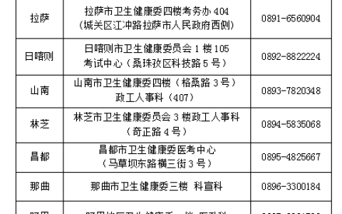 2024年西藏护士执业资格考试报考通知