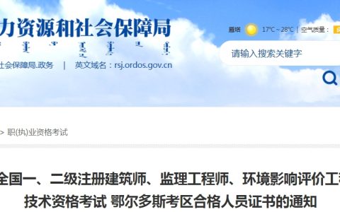 2024年内蒙古鄂尔多斯高级经济师合格人员证书领取通知