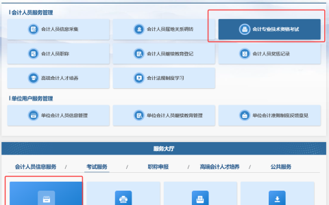 2025年河南省初级会计师报名入口1月9日已开启：全国会计人员统一服务管理平台