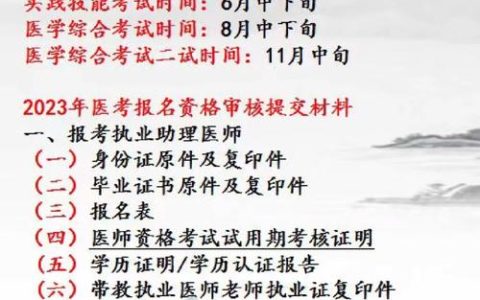 全国执业医师考试报名全攻略：资格审核、材料准备与报名流程详解