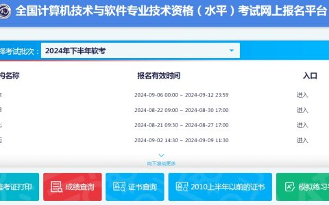 2025年软考系统规划与管理师报名入口是什么