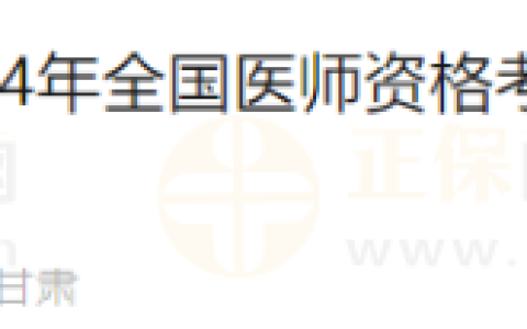 甘肃省白银景泰县2024年医师资格考试报名现场审核工作安排