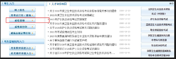 2022年药师职称考试的成绩查询入口