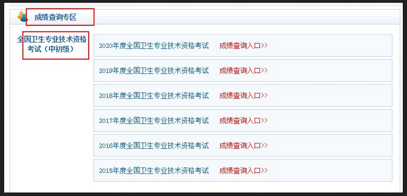 2022年药师职称考试的成绩查询入口