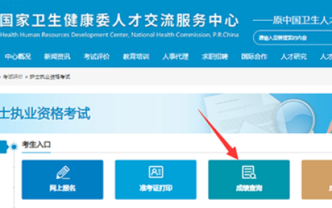 2023护士资格证成绩什么时候可以查询
