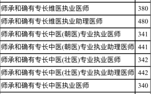 医师资格考试报考类别全称及代码是什么?
