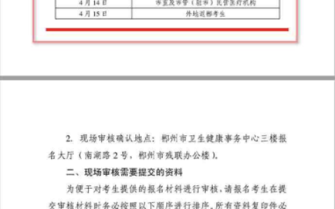 2020年湖南郴州市医师资格考试工作有关事项的补充通知