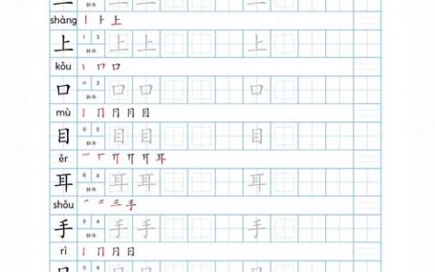 HSK汉语等级考试一级汉字表：基础汉字助力汉语学习起步