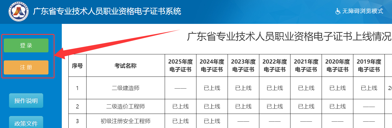 广东人事考试网：2025年度初级注册安全工程师电子证书已上线