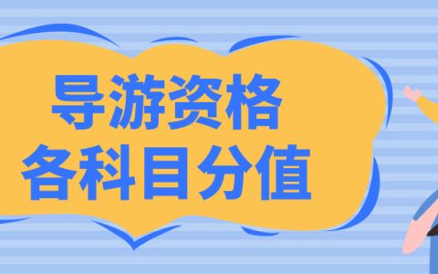2025年全国导游资格考试各科目具体分值是多少？