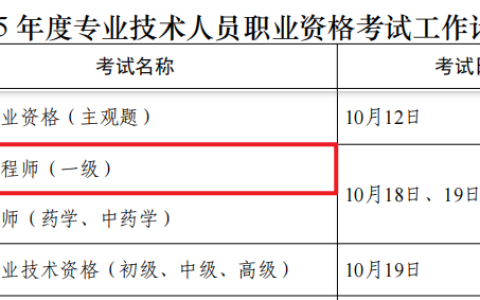 2025年河北一级造价师考试时间已确定！10月18日开考