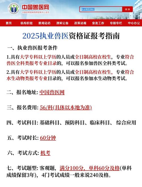 执业兽医报名考试网上报名_执业兽医报名网站_网上报名执业兽医考试