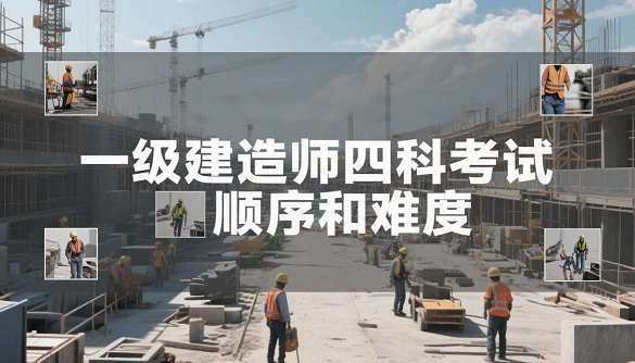2025年一级建造师四科考试顺序和难度，你知道吗？