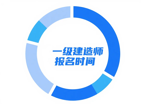 一级建造师考试报名时间：6-7月份