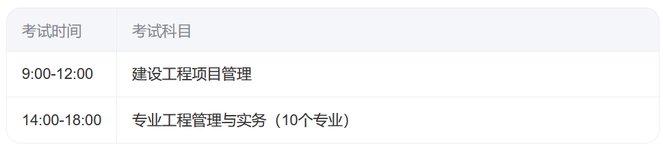 考生必看！2025年一级建造师具体几号几点考？