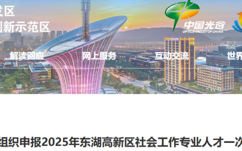 2025年湖北武汉市东湖高新区社会工作专业人才一次性持证奖励：最高可获得5000元