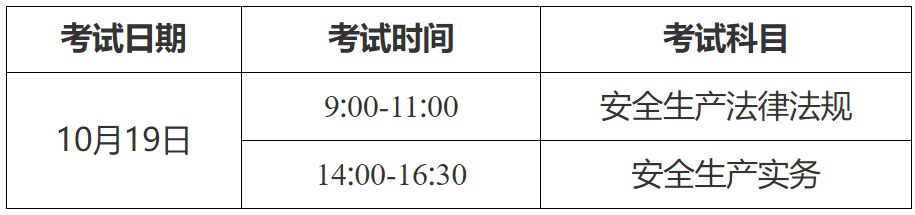 2025年山东省初级安全工程师考试日期已确定：10月19日