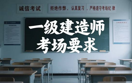 速看！2025年一级建造师考场要求详情