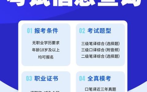 翻译资格考试意义重大，报考条件及级别划分你了解吗？