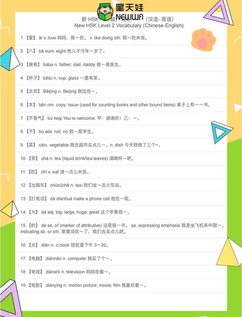 新hsk词汇大纲_新hsk词汇表_新hsk汉字与词汇等级大纲