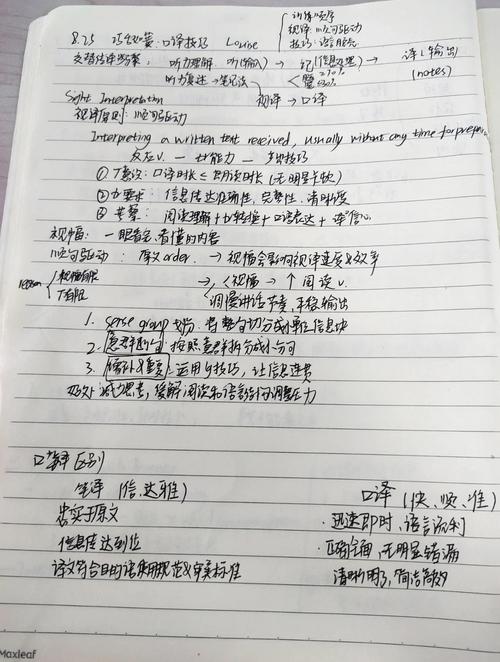 交替传译中的笔记及语言问题_交替传译是口译吗_catti 交替传译