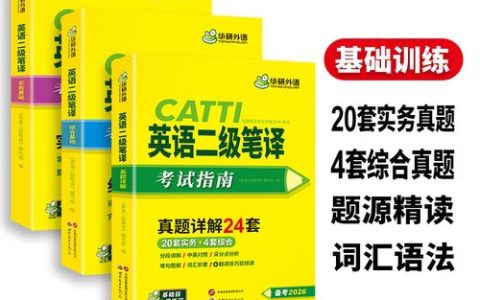 CATTI二级笔译综合能力真题备考指南，你知道多少？