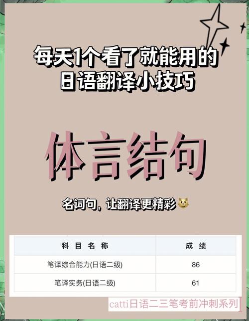 日语翻译笔译考试_日语catti_catti日语二级笔译考试