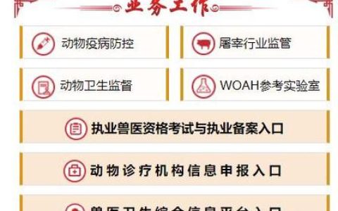 执业兽医考试报名入口怎么进？认准官网别走弯路