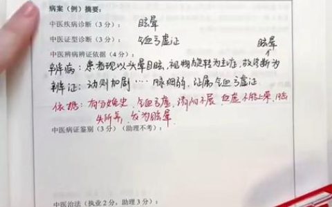 中医助理医师技能考试论坛，实操题到底怎么练