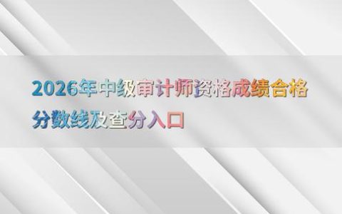 2026年初级卫生资格考试分数线多少，80分能过吗