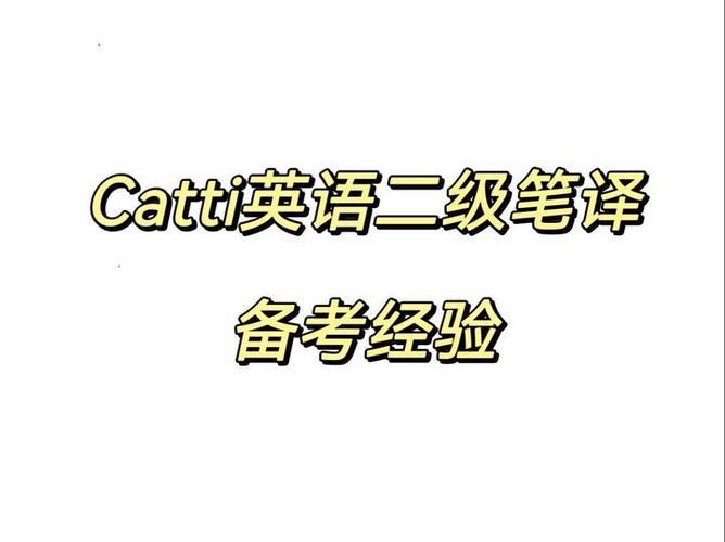 CATTI笔译三级多少钱_catti二级笔译时间_catti笔译三级历年真题