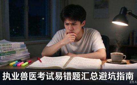 执业兽医考试一年真能过 这几个坑我替你踩过了